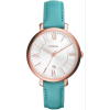Pulseira de relógio Fossil ES4149 Couro Turquesa 14mm